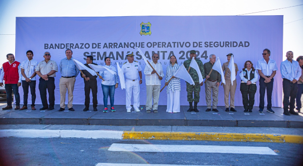 Activan autoridades de los tres niveles de gobierno, mega operativo de seguridad "semana santa 2024"