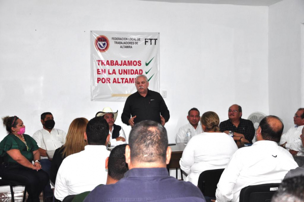 Realiza C&eacute;sar Ver&aacute;stegui  gira de trabajo por Altamira