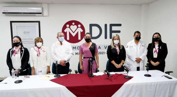 Ofrece Presidenta del DIF Matamoros Conferencia de Prensa