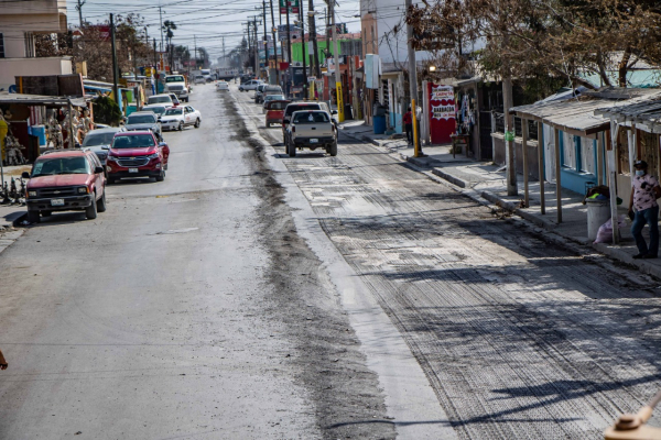 Activa gobierno municipal obra de pavimentaci&oacute;n en la Camino Real