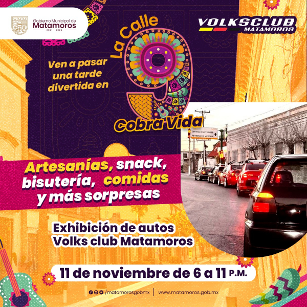 La calle 9 cobra vida