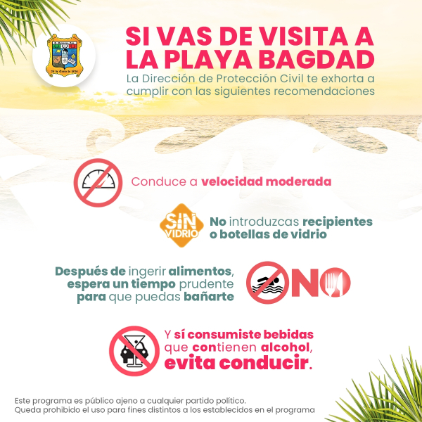 Lanza PC recomendaciones, si visitas Playa Bagdad