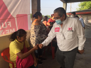 Con vigoroso discurso y propuesta, Anwar Vivan convence a la poblaci&oacute;n del distrito III de Matamoros