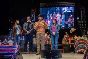 Clausura Alcalde Mario L&oacute;pez actividades  del 29 Festival Internacional de Oto&ntilde;o