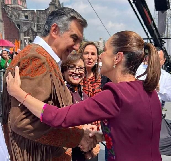 Vamos bien y nos va a ir mejor con el gobierno de la presidenta Claudia Sheinbaum: Am&eacute;rico Villarreal