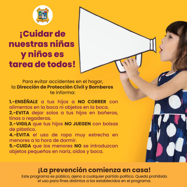 ¡Cuidar de nuestras niñas y niños es tarea de todos!