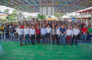 Entrega Gobierno de Matamoros becas del programa &ldquo;Nadie Atr&aacute;s, Nadie Fuera&rdquo; en CBTIS 135