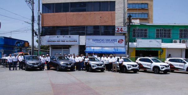 Entrega gobernador Am&eacute;rico Villarreal Anaya seis veh&iacute;culos al Centro de Conciliaci&oacute;n Laboral; se agilizar&aacute; la conciliaci&oacute;n laboral