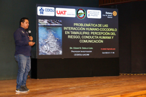 Analiza la UAT interacci&oacute;n humano-cocodrilo en el sur de Tamaulipas