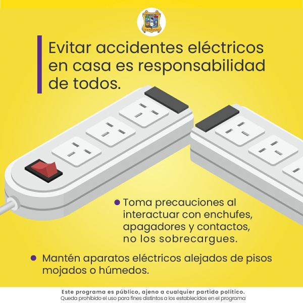 Evitar accidentes eléctricos en casa es tara de todos