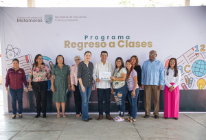 Alcalde Mario L&oacute;pez le apuesta a la educaci&oacute;n; agradecen maestros programa &ldquo;Regreso a Clases&rdquo;