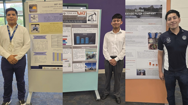 Estudiantes de la UAT destacan en simposio de educaci&oacute;n en el South Texas College