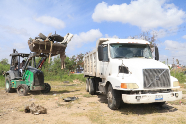 Elimina Gobierno de Matamoros hasta 6  basureros clandestinos mensualmente