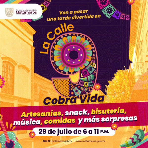 Invitan a disfrutar de actividades &ldquo;La Calle 9 Cobra Vida&rdquo; y &ldquo;Verano Bagdad