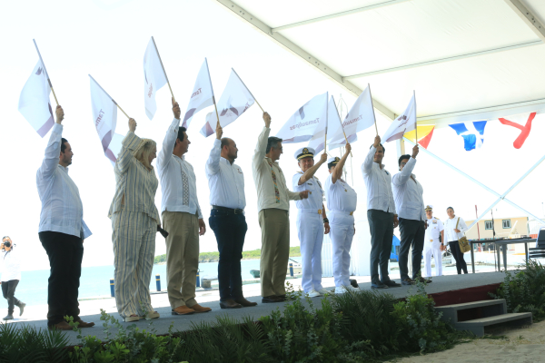Arranca dragado del canal de navegaci&oacute;n del Puerto del Norte de Tamaulipas