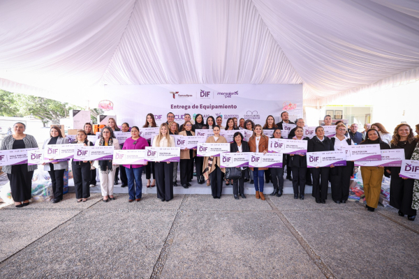 Entrega DIF Tamaulipas m&aacute;s de 9 mil apoyos para fortalecer la atenci&oacute;n en los DIF municipales