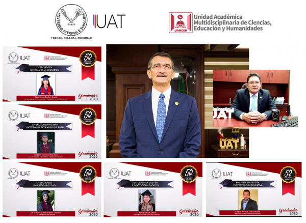 Preside Rector ceremonia  de graduaci&oacute;n 2020 de la UAMCEH-UAT