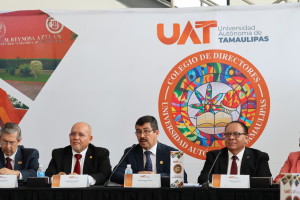 Rector y directores de la UAT eval&uacute;an avances y logros acad&eacute;micos
