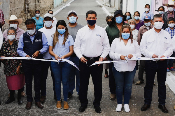 Contin&uacute;a Gobierno de Tamaulipas pavimentado vialidades en municipios
