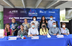 Presentan en Tampico la Cumbre  Empresarial Reconecta AMMJE 2021