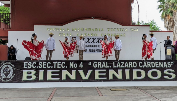 Conmemoran autoridades el 86 Aniversario de la Expropiaci&oacute;n Petrolera