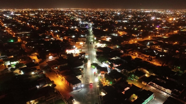 Transforma modernizaci&oacute;n de alumbrado p&uacute;blico avenidas principales de Matamoros