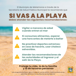 Si vas a la playa; Cu&iacute;date