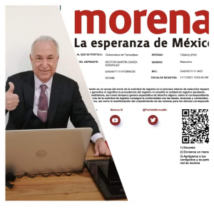 Se registra H&eacute;ctor Garza y participa en c&oacute;nclave de aspirantes de MORENA