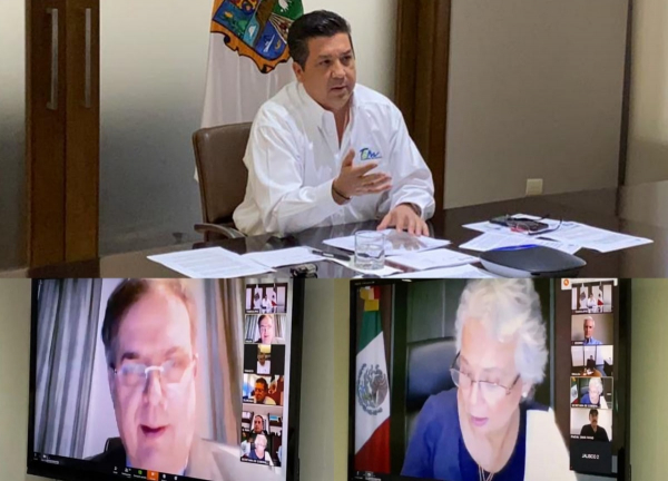 Llama Gobernador de Tamaulipas a implementar medidas en la frontera ante COVID- 19