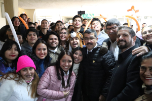 El rector D&aacute;maso Anaya visita facultades de la UAT en el Campus Tampico