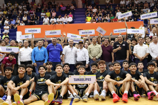 Inauguran en la UAT el Campeonato Nacional de B&aacute;squetbol U-14 de la ADEMEBA