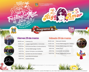 Programa Festival del Mar 2024