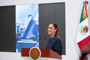 Reconoce presidenta trabajo de Am&eacute;rico para construir el Puerto del Norte