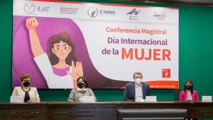 Preside Rector acto conmemorativo de la UAT por el D&iacute;a Internacional de la Mujer