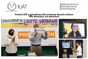 Premia UAT a ganadores del certamen de arte urbano &ldquo;Mis derechos, tus derechos&rdquo;
