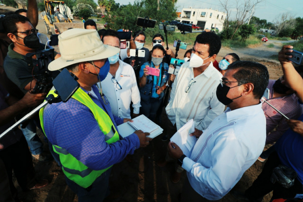 Construyen en Matamoros nuevo puente elevado que conectar&aacute; la calle Galeana con la 1&ordm;. de Mayo