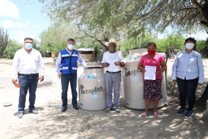 Gobierno del Estado y SEBIEN  lleva apoyos a familias vulnerables  del municipio de Gonz&aacute;lez