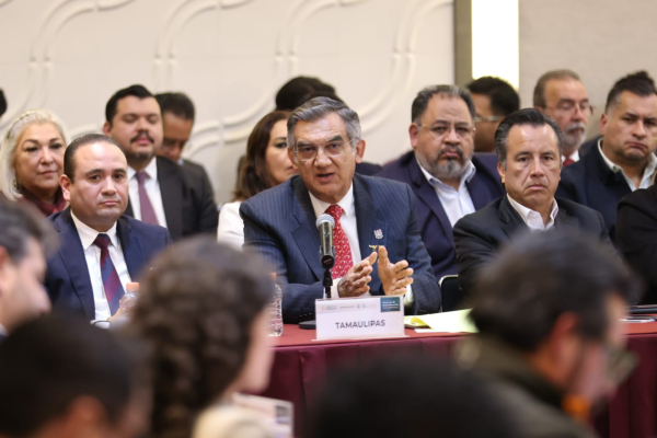 Participa gobernador de Tamaulipas en reuni&oacute;n de seguimiento del Plan IMSS-Bienestar